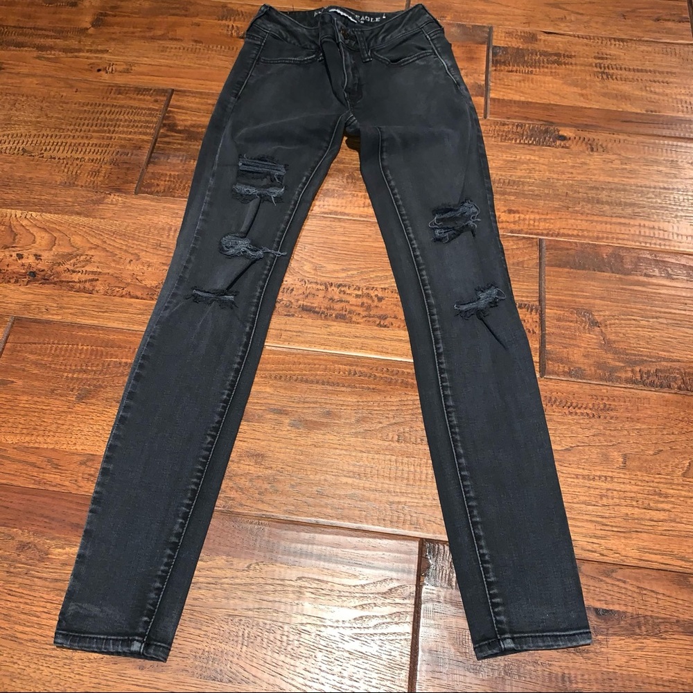 AEO black vintage Jegging